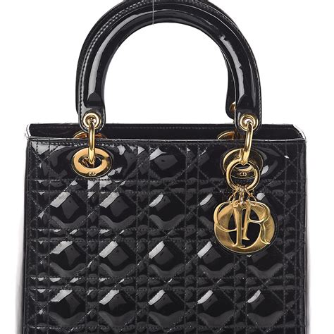 lady dior medium black